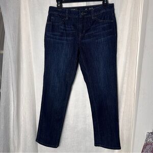 3/$20 💥 Simply Vera Vera Wang High Rise Dark Wash Denim Cropped Jeans | 8P